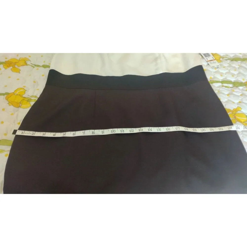 Nipon Boutique Women's 16W Colorblock Sleeveless Sheath Dress In Chocolate/White - Picture 15 of 15